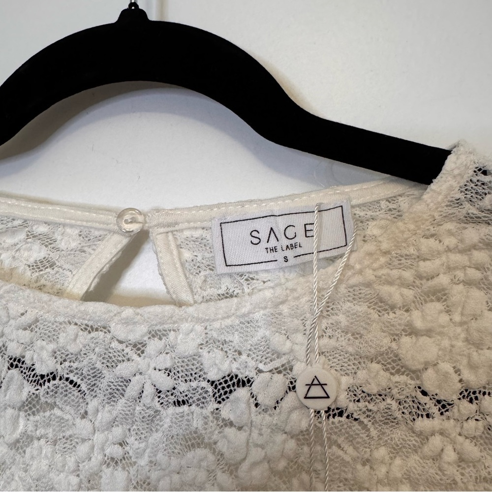 Sage the label  White lace Bodysuit - Picture 2 of 3